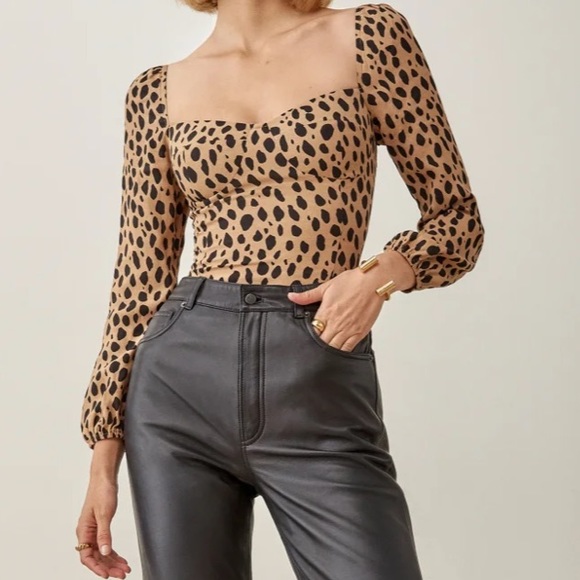 NWT Reformation Reign Top - Bobcat - Picture 5 of 7